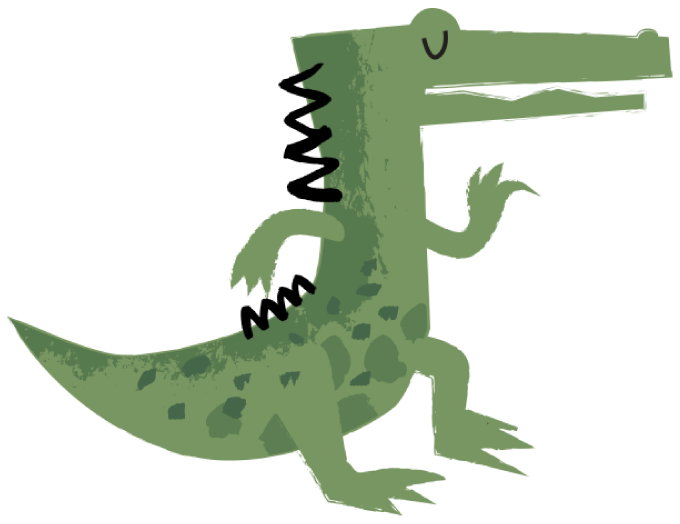 Krokodil schreiben - Ursus Formati