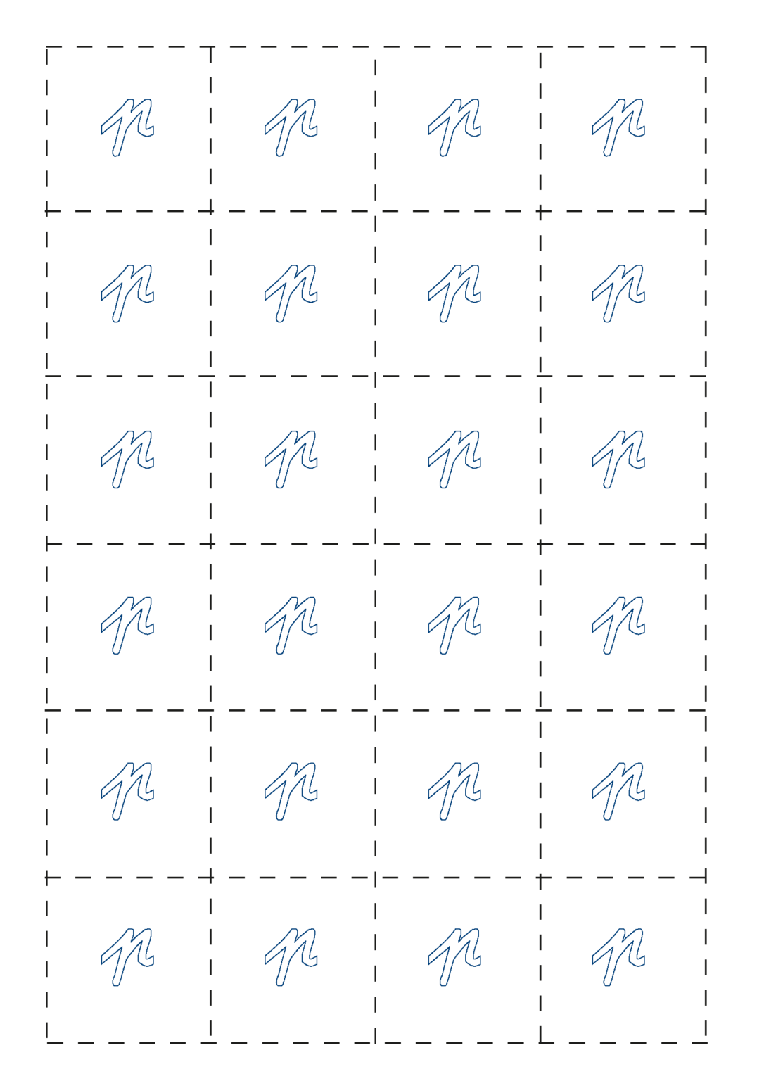 Zwei Varianten: Schreibschrift 